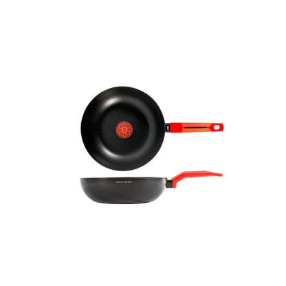 Wok antiaderente Ø 28 cm con 1 manico modello Hot Spot Borgh