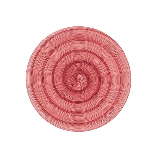 Piatto piano purple Memento Table in ceramica dipinta a mano Ø 27,5 cm