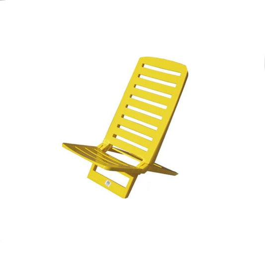 Chaise de plage en résine Bounty jaune