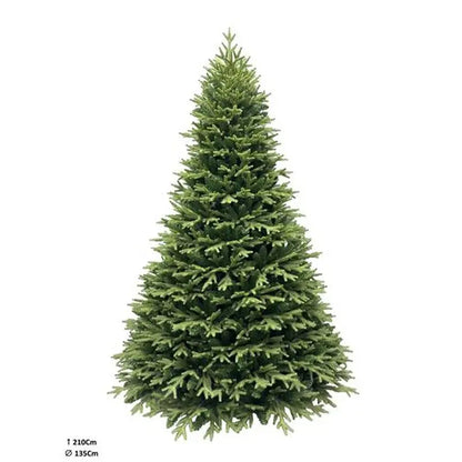 Albero di Natale Richelieu Fir verde H210 cm