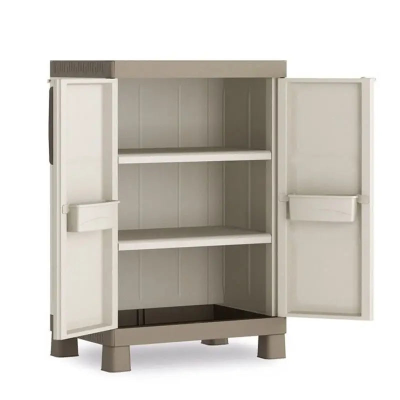 Armoire basse Excellence en gris tourterelle cm 65x45x97 h