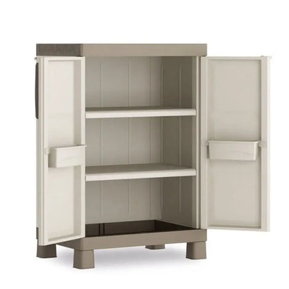 Armoire basse Excellence en gris tourterelle cm 65x45x97 h