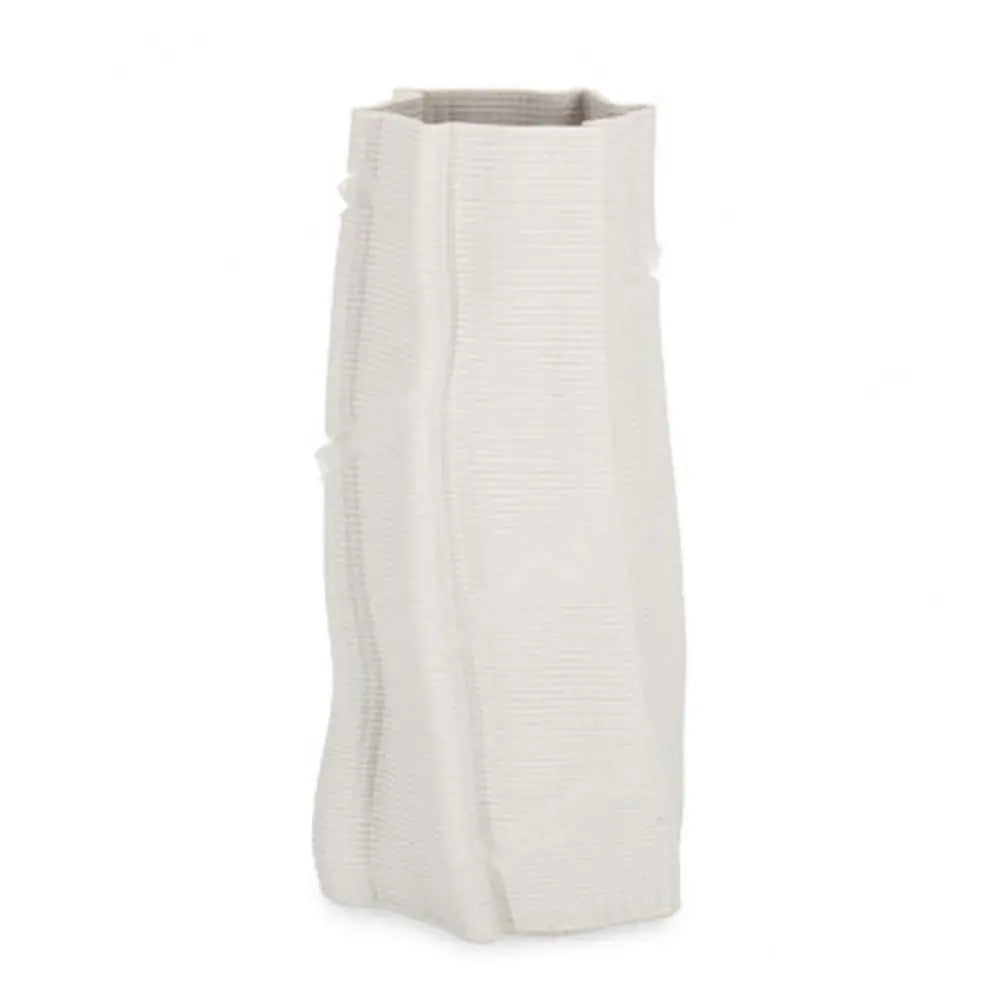 Vaso Izumi tondo bianco Ø15 × H29 cm