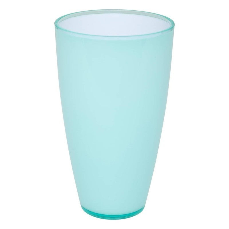Verre carré PS bleu menthe 500 ml