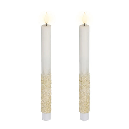 Set 2 candele LED H24,5 cm