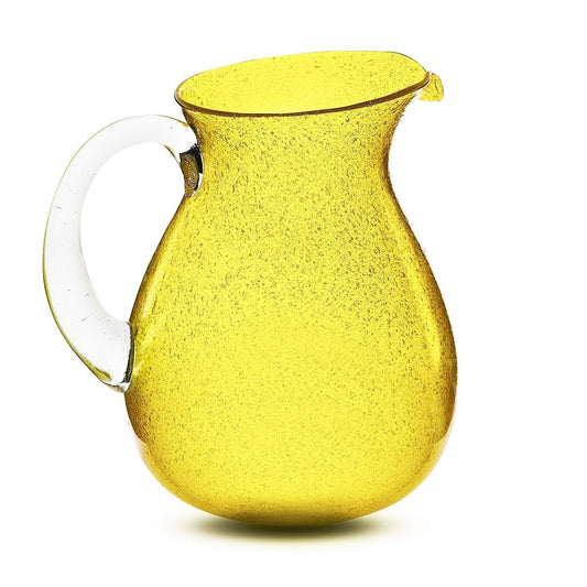Pichet jaune Memento Original carafe en verre soufflé 1,6 L