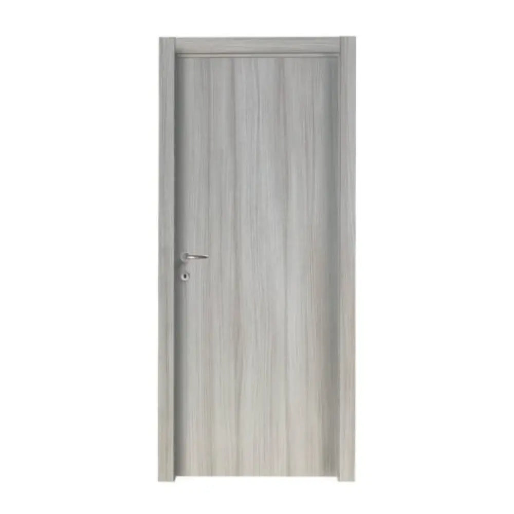 Porta battente da interno in palissandro bianco venatura verticale 70 x 210 cm