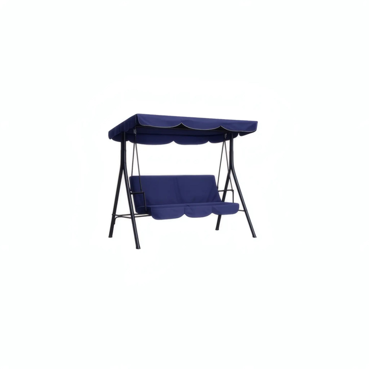 Dondolo da giardino Marsala 3 posti antracite 170x108x150 cm