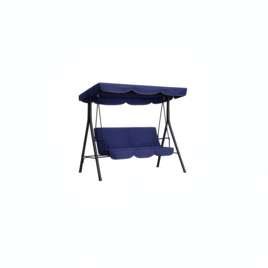 Dondolo da giardino Marsala 3 posti antracite 170x108x150 cm