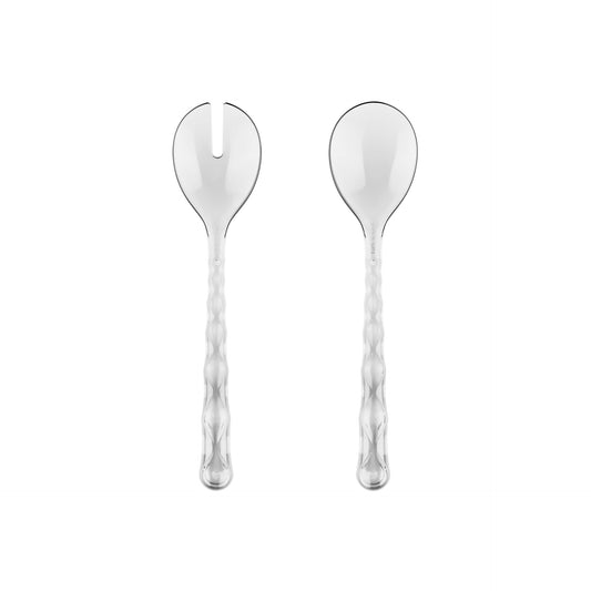 Couverts à salade Vanity transparents 27,5x6,3 cm
