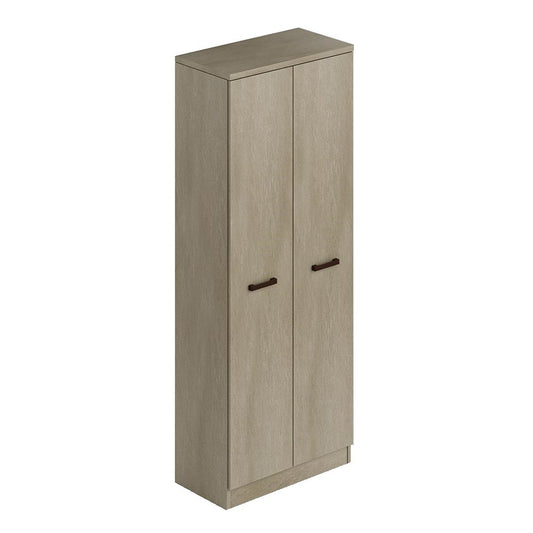 Armoire À Chaussures Multi-Usage Argile, 2 Portes, Rangement Balais