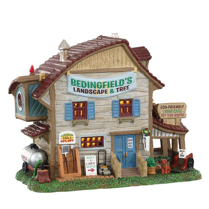 Lemax Bedingfield Paysage et Arbre pour Village de Noël - 19,5 x 15,6 x 10,7 cm