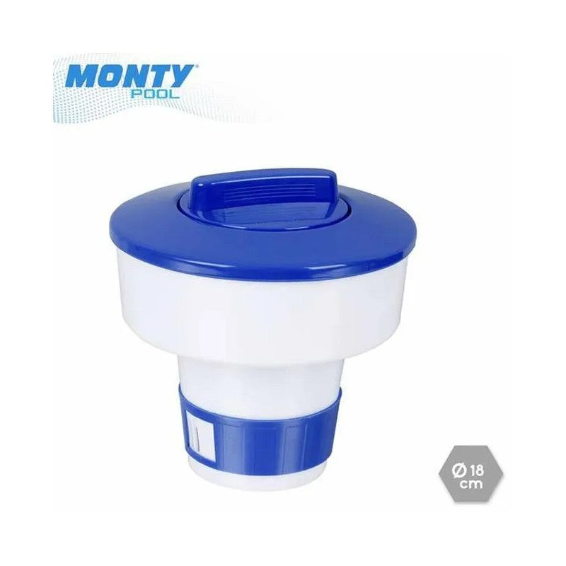 Distributeur de chlore pour piscine 18x18 cm