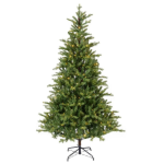 Albero di Natale Allison Pine verde con 430 LED Ø127 × H210 cm