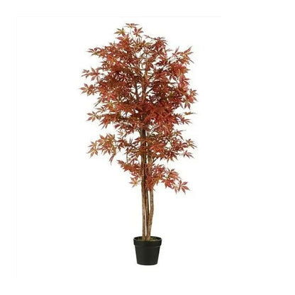 Acero rosso artificiale in vaso H165 cm