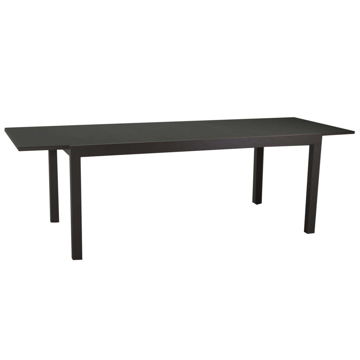 Table extensible Boise en aluminium anthracite mat m160-220x90xh67,5-75