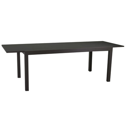 Table extensible Boise en aluminium anthracite mat m160-220x90xh67,5-75