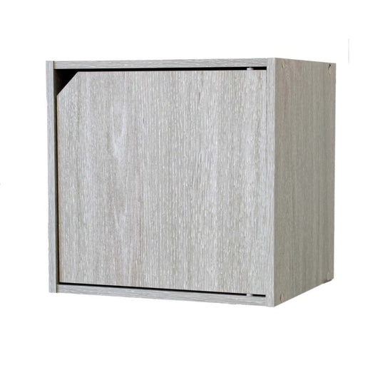 Cube de ciment avec porte empilable 35x29x35h cm