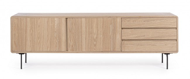 Mobile porta TV 160x40x50 in legno naturale