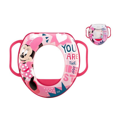 Réducteur de siège de toilette Disney Minnie Icon avec poignées rembourrées Sans BPA +24 Mois
