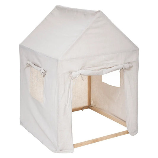 Maisonnette avec tente en bois de pin