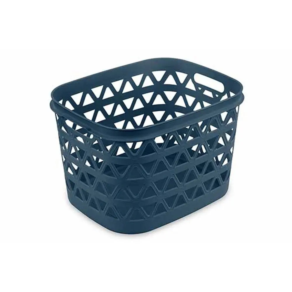 Panier à linge Oceana gris-bleu 30l cm 42,6x34,6x27,1 h