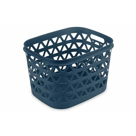 Panier à linge Oceana gris-bleu 30l cm 42,6x34,6x27,1 h