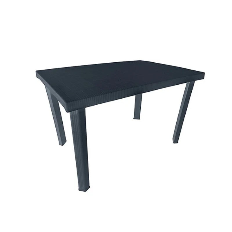 Table de jardin Calaf anthracite 79x117x72h cm
