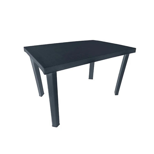 Tavolo da giardino Calaf antracite cm 79x117x72h