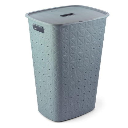 Curver Softex panier à linge bleu 56l cm 42x31,1x60 h