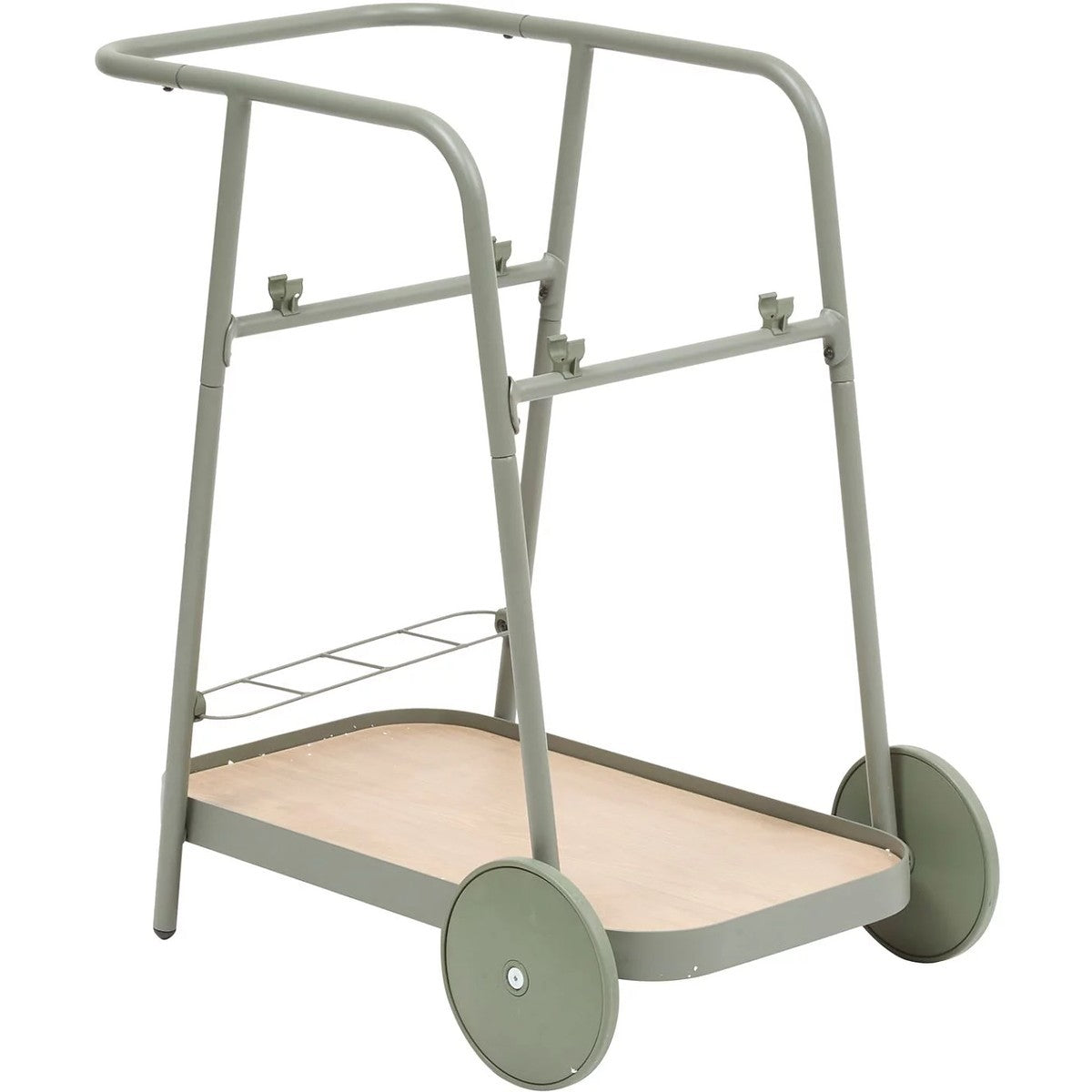 Chariot de jardin en aluminium Easiness laurier 76x50 cm