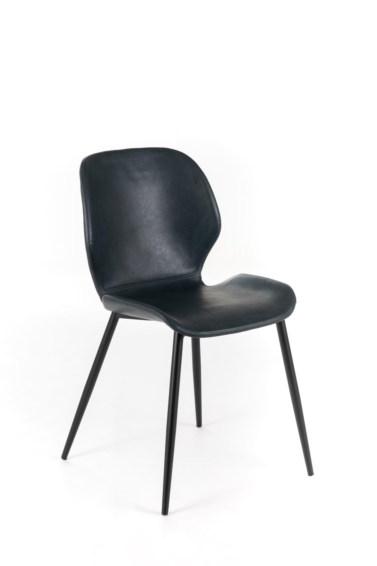 4x Sedia in Soft-Touch Nero 55cm x 45cm H. 83cm