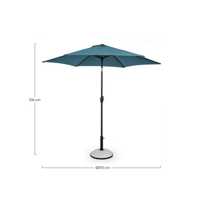 Parapluie Bizzotto Kalife 2,7 m avec joint nuage