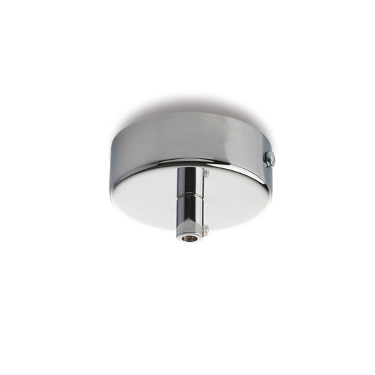 Rosone multicavo in ferro cromato diametro 8 con 1 foro H.3 - Ø8