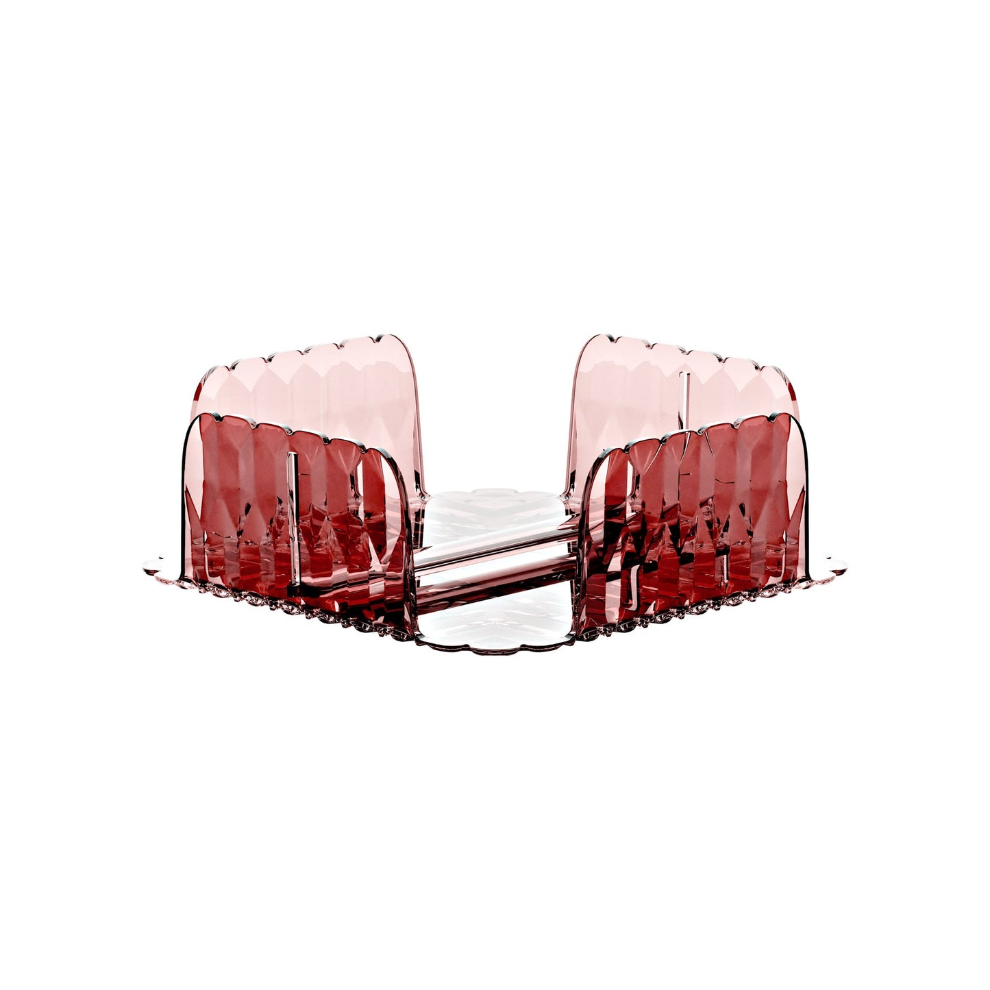 Porte-serviettes Vanity horizontal coloris mauve 20 x 20 x H 7,3 cm