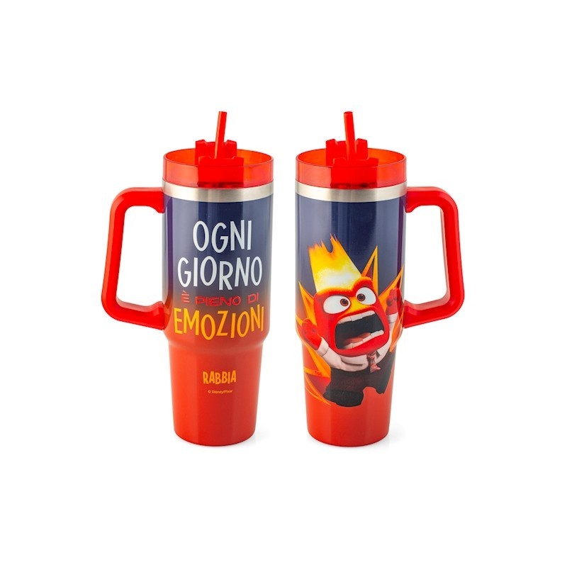 Mug isotherme Inside Out Anger 0,9 L en acier inoxydable