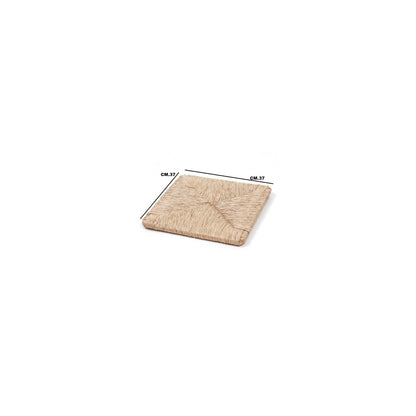 Assises de remplacement pour chaise en paille tressée 37x37 cm