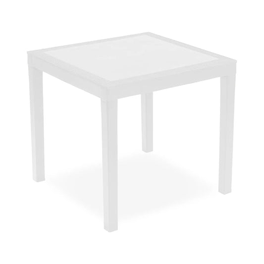 Table en résine White Ago 78x78x73h