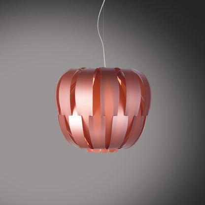 Suspension en métal rose en métal chromé Cm. 19x16h