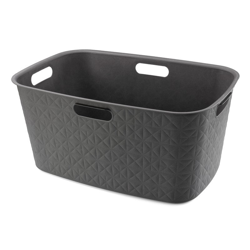Curver Softex panier à linge gris 45l cm 57x37x27 h
