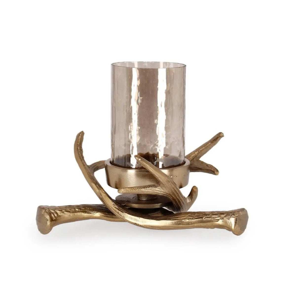 Portacandela Sagar oro Ø23 × H15 cm