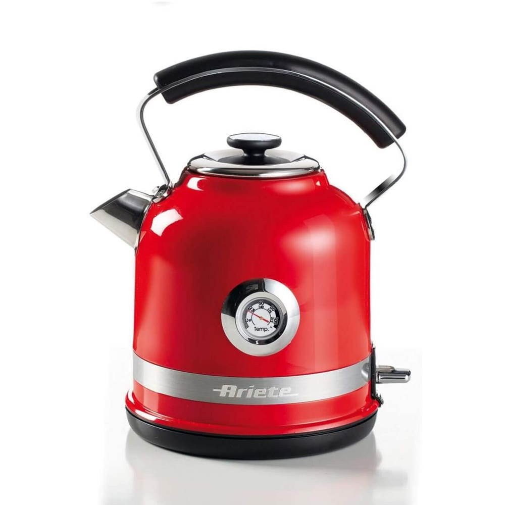 Bouilloire électrique moderne Ariete en rouge