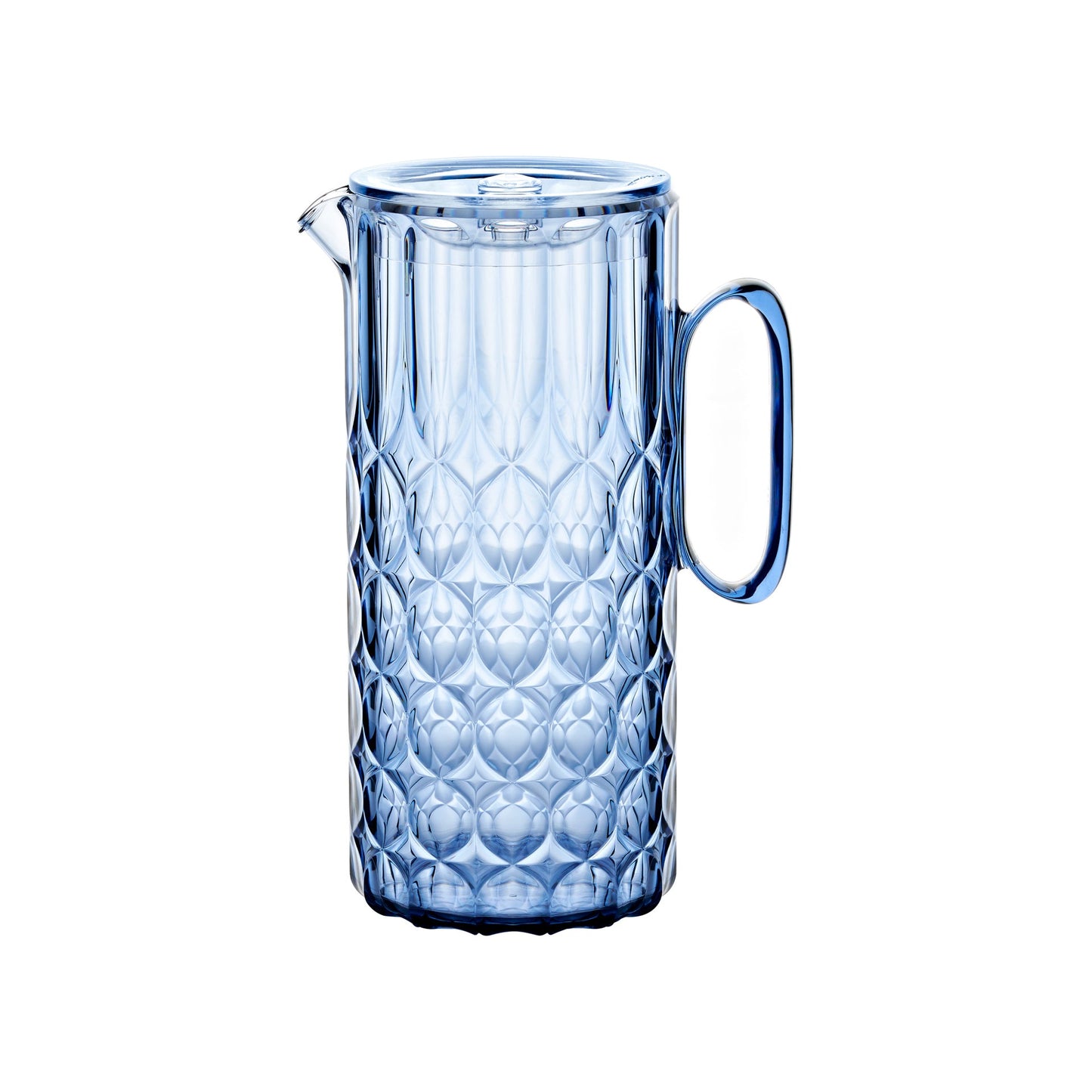 Carafe Vanity avec couvercle bleu 1750 cc