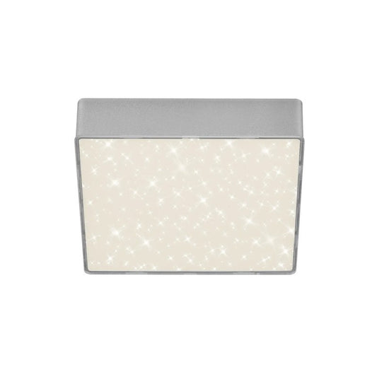 Plafonnier LED Flame Star 16 cm 11w 1000lm argent