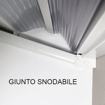 Cabine de Douche 2 Côtés Avec Pliage Réduit. Ligne Mod. Rosy Plisse