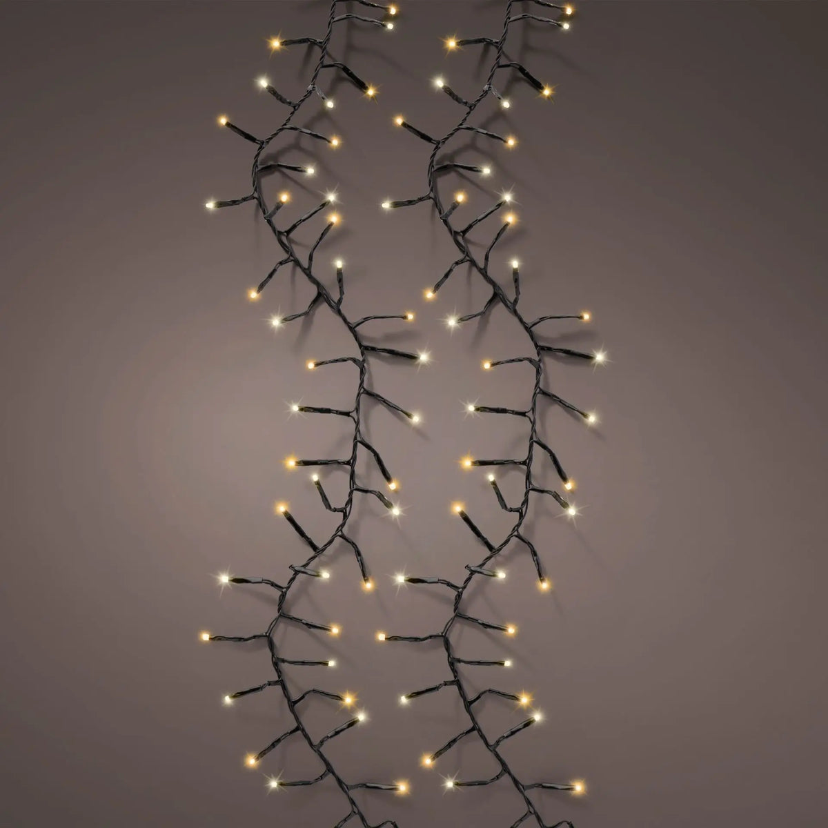 Catena luminosa LED Excellent nera con luce bianco caldo classico da esterno 35 m