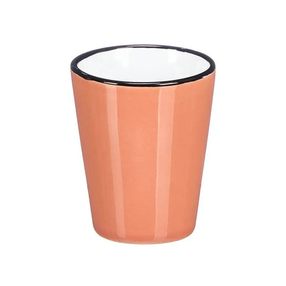 Verre en céramique 90 ml couleurs foncées assorties