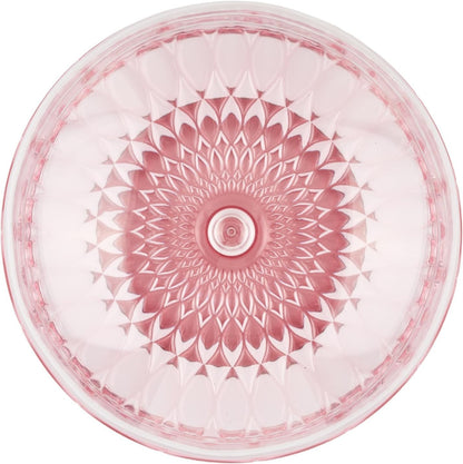 Meuble vasque Flamingo rose avec cloche Ø 30xh27,7 cm