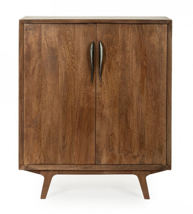 Mobile bar 2 ante in legno stile vintage cm 90x40x108 cm