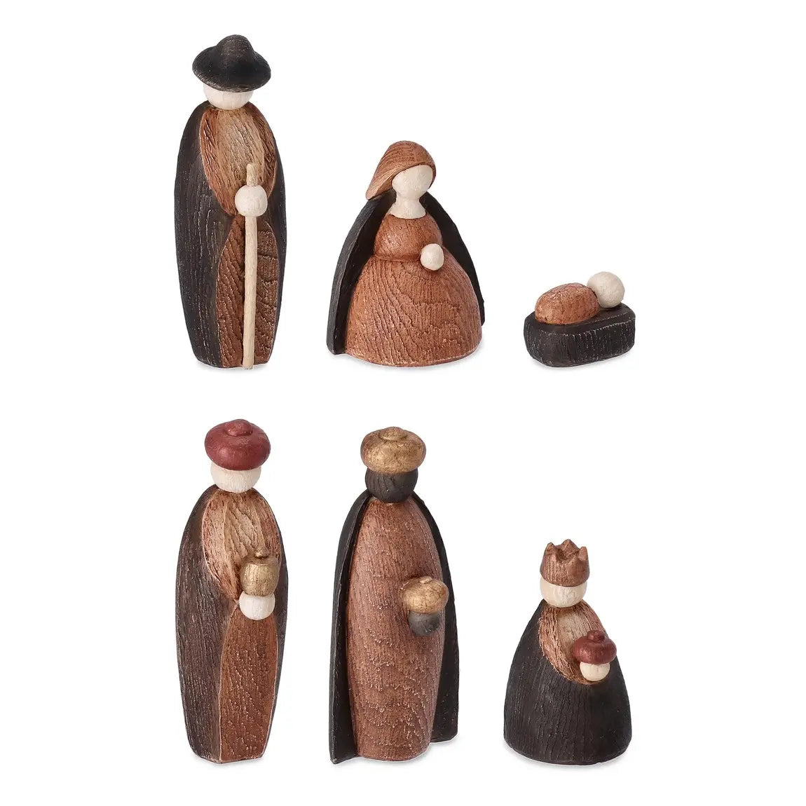 Set Natività Rory rossa 6 pezzi